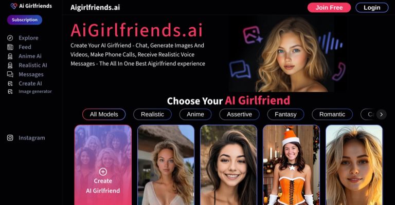 AIGirlfriends.ai - Chat Simulator