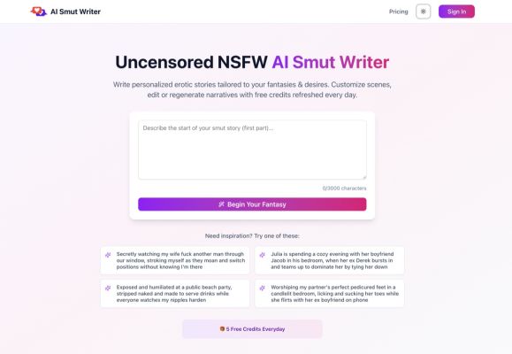 AI Smut Writer