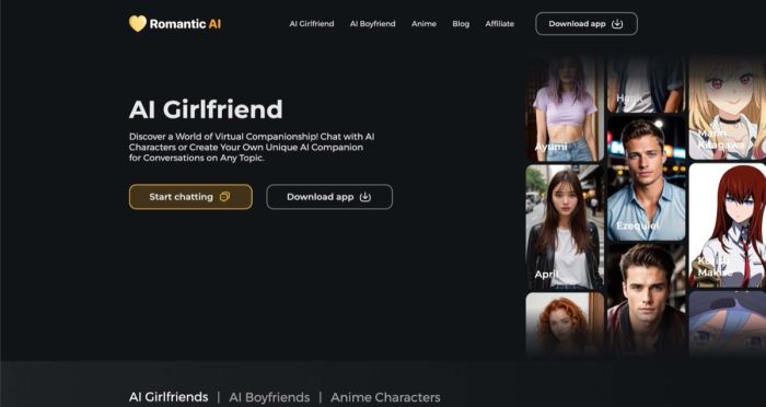 Romantic AI
